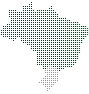 mapa de abrangência